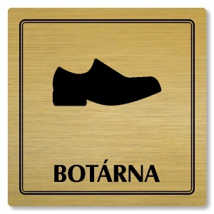 Botárna, 100x100mm, zlatá, Utah